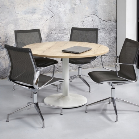 Bureaus en Tafels - Vergadertafel met trompetpoot