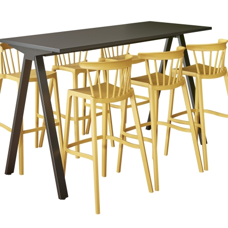 Bureaus en Tafels - Bartafel "V"