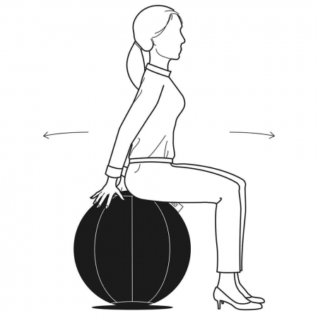 Bureaustoelen - Zitbal Novus