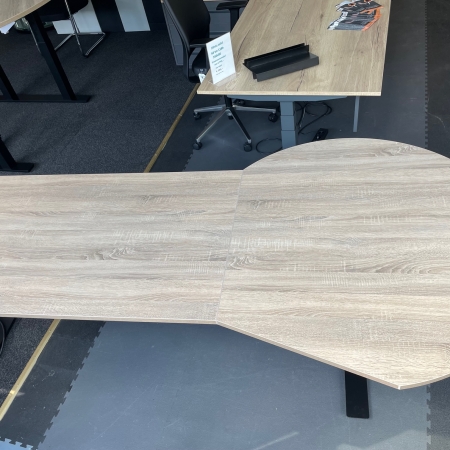 Bureaus en Tafels - Zit-sta tafel met vergaderdruppel