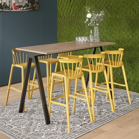 Bureaus en Tafels - Bartafel "V"