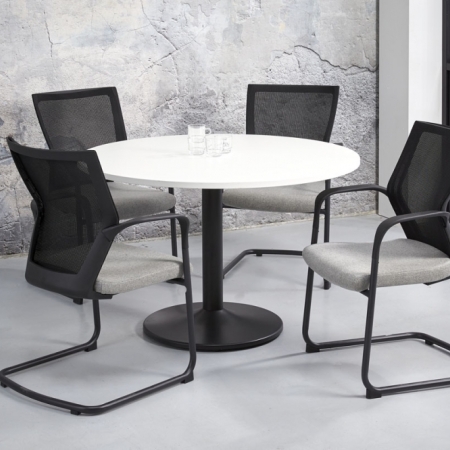 Bureaus en Tafels - Vergadertafel met trompetpoot