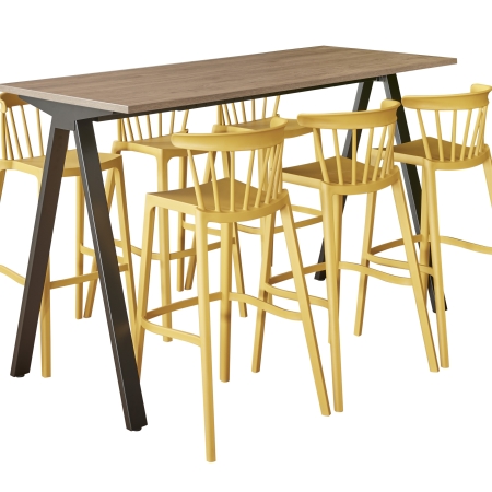 Bureaus en Tafels - Bartafel "V"