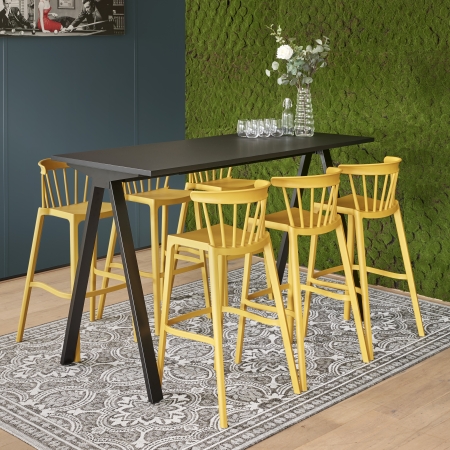 Bureaus en Tafels - Bartafel "V"