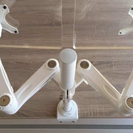 Accessoires - Monitorarm dubbel groot