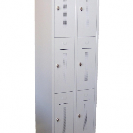 Kasten - Lockerkast 6-deurs smal