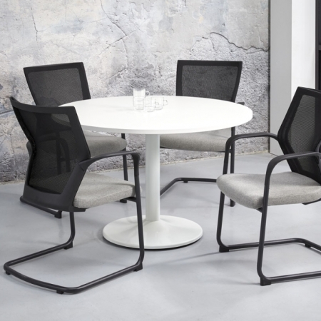 Bureaus en Tafels - Vergadertafel met trompetpoot