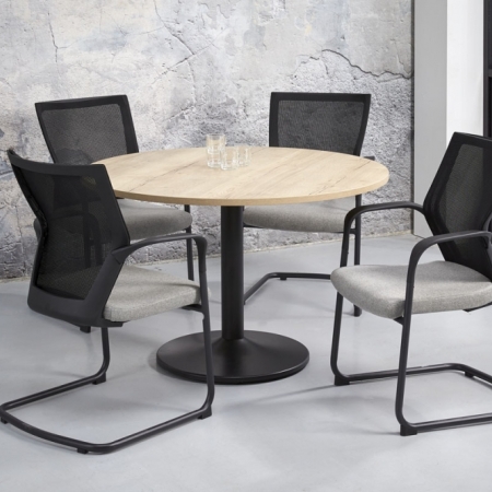 Bureaus en Tafels - Vergadertafel met trompetpoot